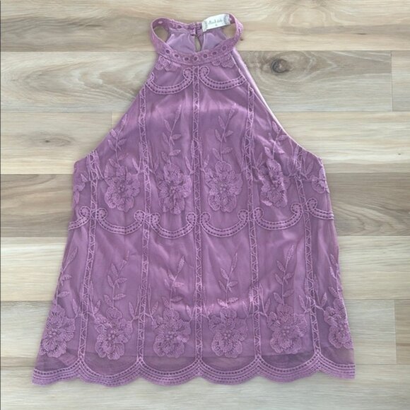 Altar'd State Lace Halter Blouse - Picture 1 of 4